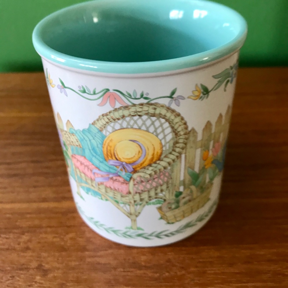 Vintage « Country garden » mug